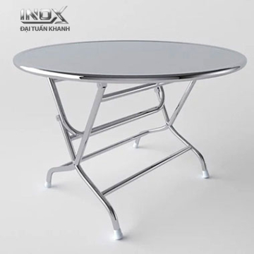 Bàn tròn inox